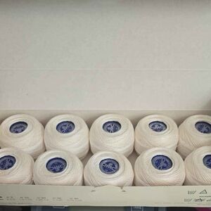 Crochet Thread Ball 10 in Cream - Pack of 10